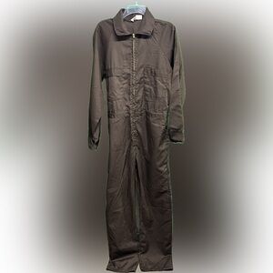 Men's Brown Field Coverall - Functional Utility Style